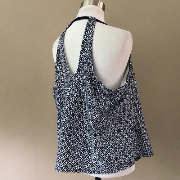 Bathing Suit Top Blue White XL - Picture 6 of 6